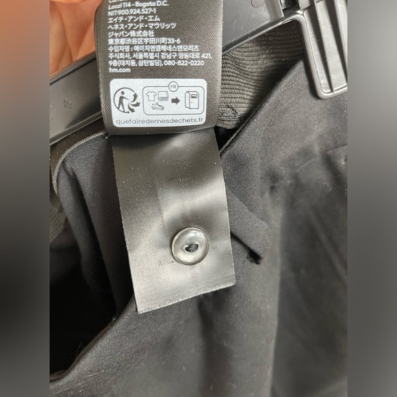 H&M Black Clasic Pants Business Casual Style Size 14 - Picture 14 of 15